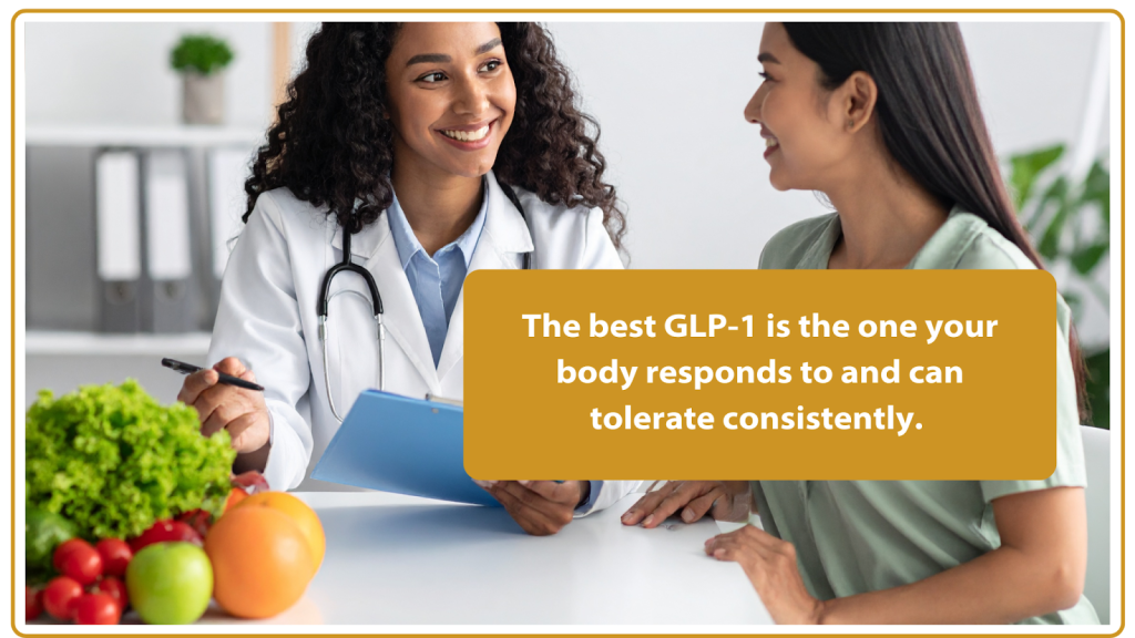 Patient learning what to expect when starting GLP-1 medications